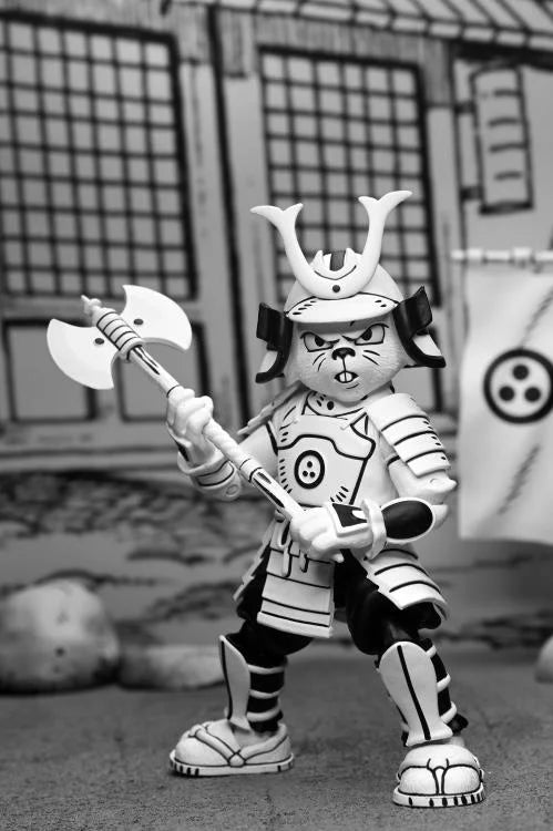 Usagi Yojimbo Samurai Action Figure - Black & White Collectible Toy for Anime Fans & Comic Book Lovers | Perfect for Display, Gifts & Cosplay Accessories