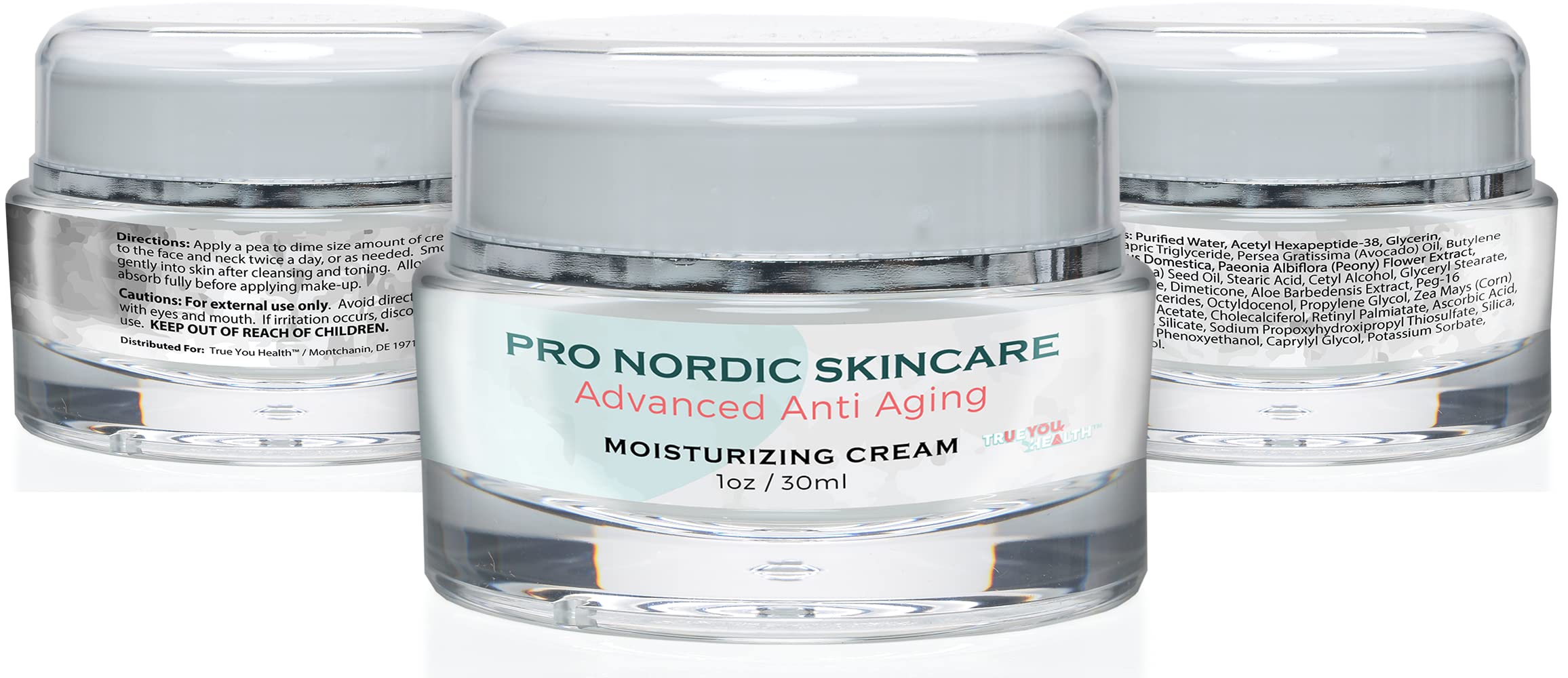 Premium Nordic Skincare Anti-Aging Moisturizer Cream with Vitamin C & A - Day & Night Wrinkle Repair Formula - Reduces Fine Lines & Boosts Collagen - Hydrating Face Cream for Mature Skin - Perfect for Daily Skincare Routine & Nighttime Rejuvenation