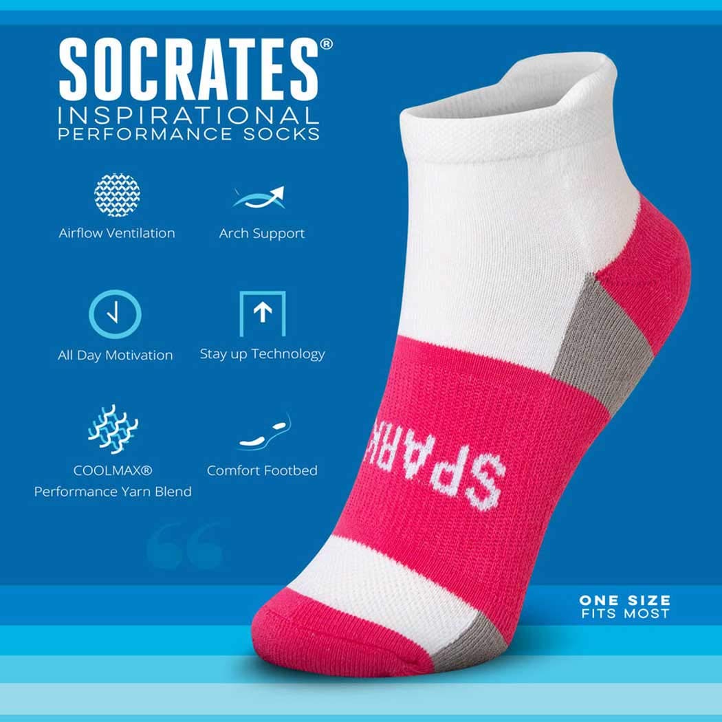 Gone For a Run Inspirational Ankle Socks for Women - Motivational Running Socks with Positive Affirmations - Perfect Runner Gifts for Marathon Training & Workout Motivation - Ideal for Jogging, Gym & Everyday Wear