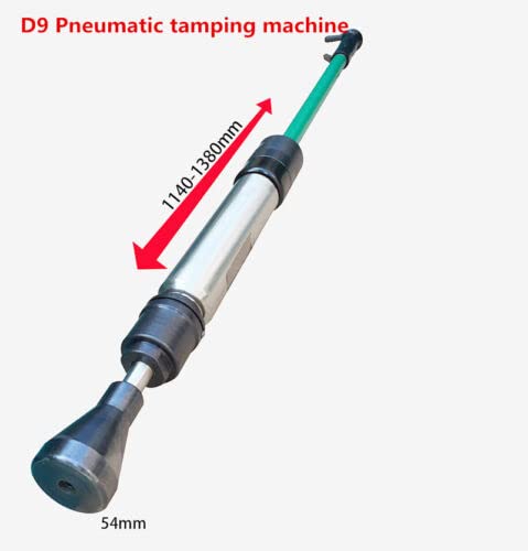 D9 Pneumatic Tamping Rammer - 120MM Stroke Heavy Duty Earth & Sand Compactor - Perfect for Landscaping, Construction & Road Repair Projects