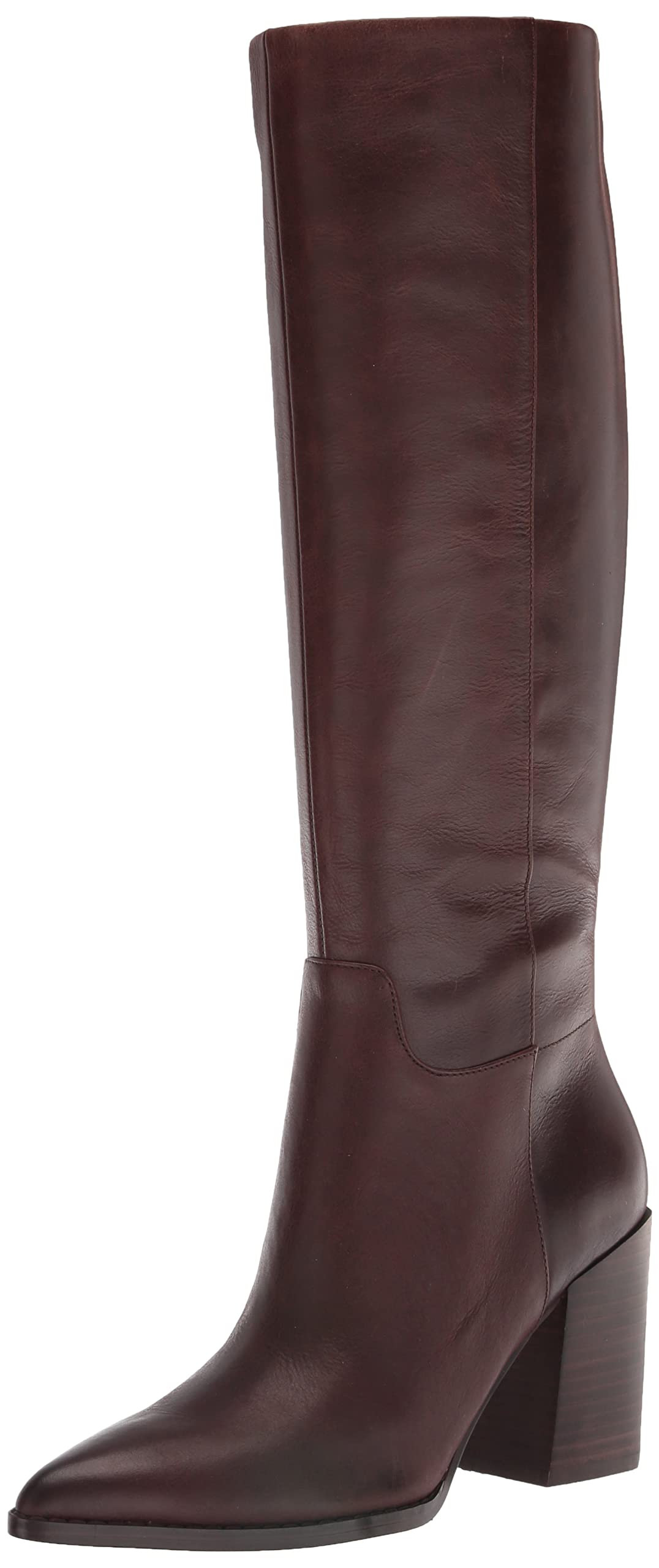 NINE WEST Women's Brixe Knee High Boots - Fashionable Leather Riding Boots for Women, Comfortable & Stylish Winter Boots - Perfect for Office, Riding, Fall & Winter Outfits