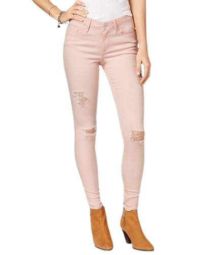 American Rag Ripped Mellow Rose Wash Skinny Jeans for Women - Distressed Denim Pants (Size 11) - Perfect for Casual Outfits, Street Style & Everyday Wear