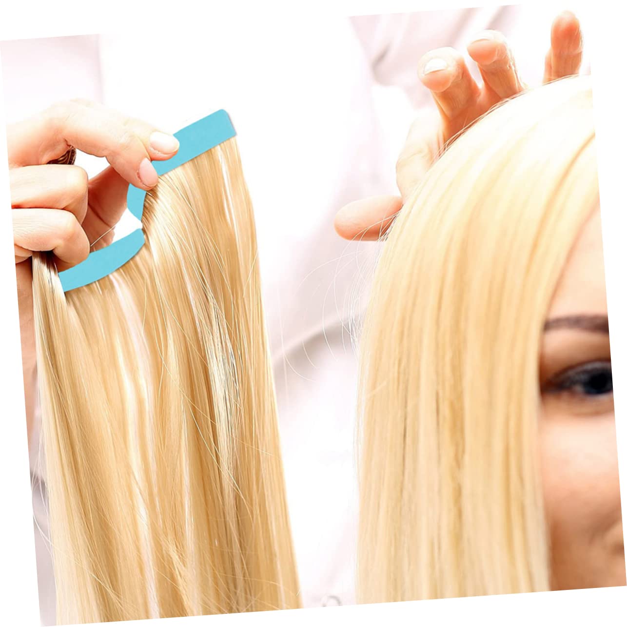 6 Sheets Double Sided Invisible Hair Extension Tape - Strong Adhesive for Lace Wigs & PU Extensions | Secure, Comfortable Hold for Daily Wear & Special Occasions