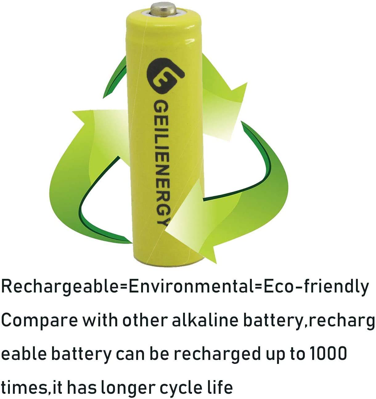 OXWINOU AA Ni-Cd 600mAh 1.2V Rechargeable Batteries (4-Pack, Yellow) - for Solar Lights, Garden Lights, Remote Controls, Computer Mice - Perfect for Outdoor & Home Use