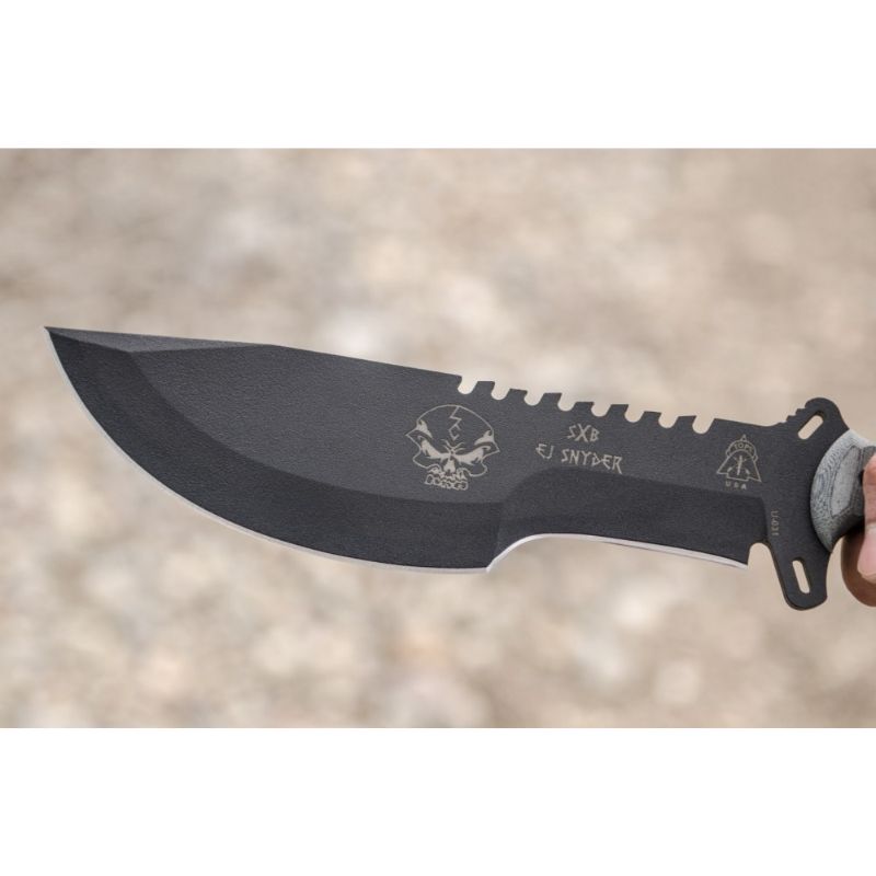 TOPS Knives Skullcrusher's Xtreme Tactical Fixed Blade Knife - Survival, Camping, Hunting & Outdoor Adventures