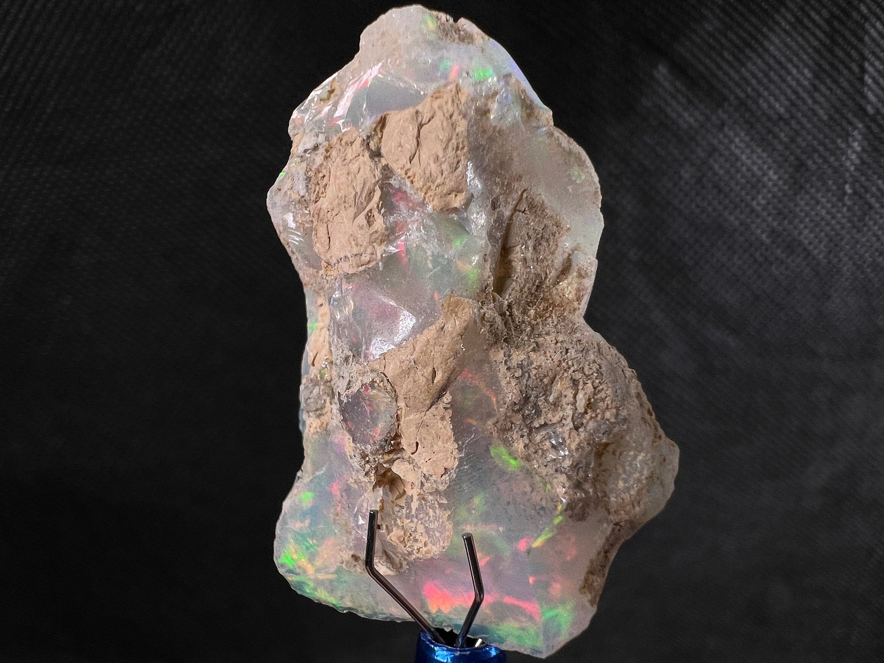 Premium 4A+ Welo Opal Raw Crystal - Natural Cutting Grade Opal Gemstone, October Birthstone (50648) for Jewelry Making, Healing & Collecting