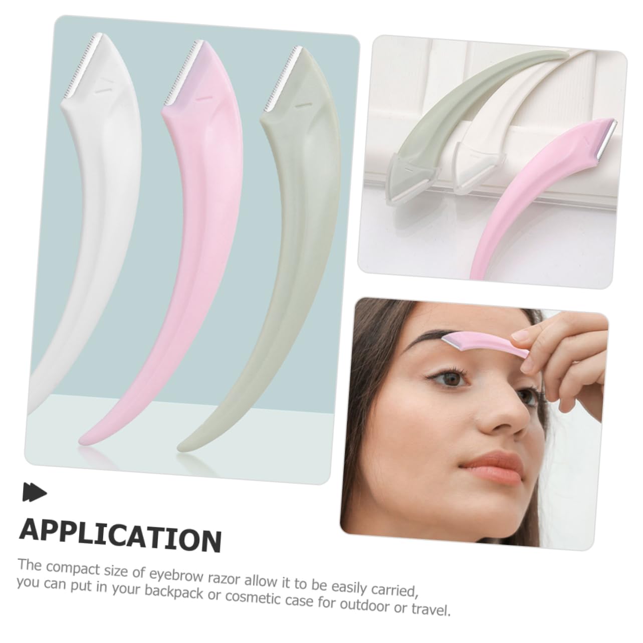 6pcs Women's Facial Razors - Eyebrow & Face Shaver Kit - Smooth & Precise Beauty Tools for Eyebrow Shaping, Peach Fuzz Removal & Dermaplaning at Home