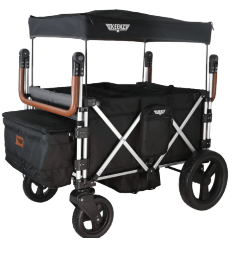 Keenz 7S+ 4 Passenger Stroller Wagon - All-Terrain Push Wagon for Kids & Toddlers | Perfect for Beach Trips, Park Outings & Family Adventures