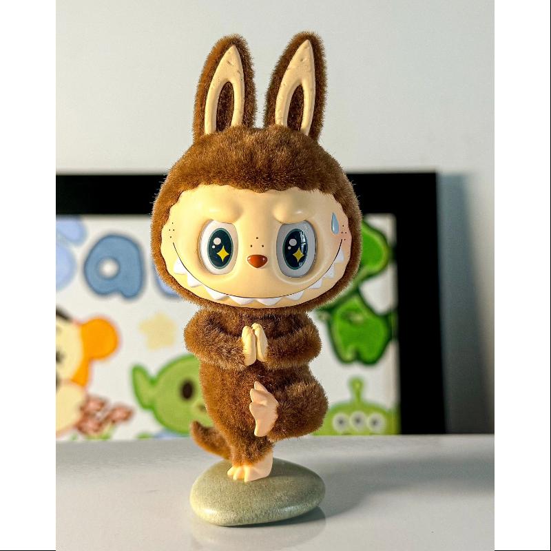 Labubu The Monsters Lazy Yoga Series Secret Yoga Coach - Cute Collectible Vinyl Figure for Home Decor, Office Display & Anime Fans Collection