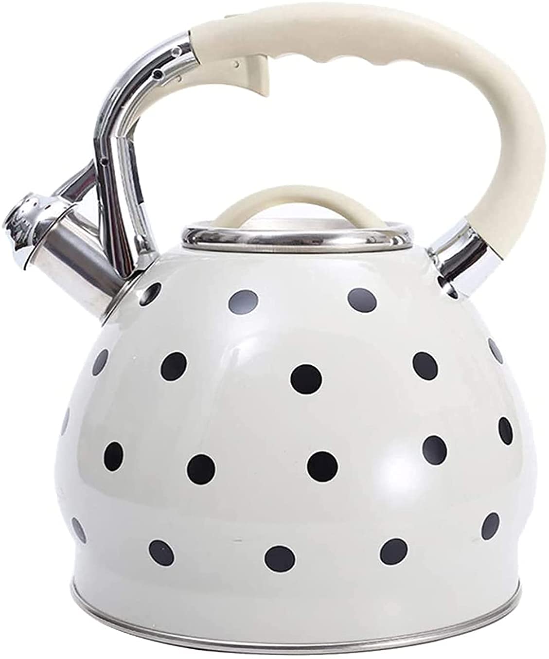 Premium 3.5L Stainless Steel Whistling Tea Kettle - Food Grade Safe, Works on All Stovetops (Gas, Electric, Induction) - Perfect for Home, Office & Camping Use