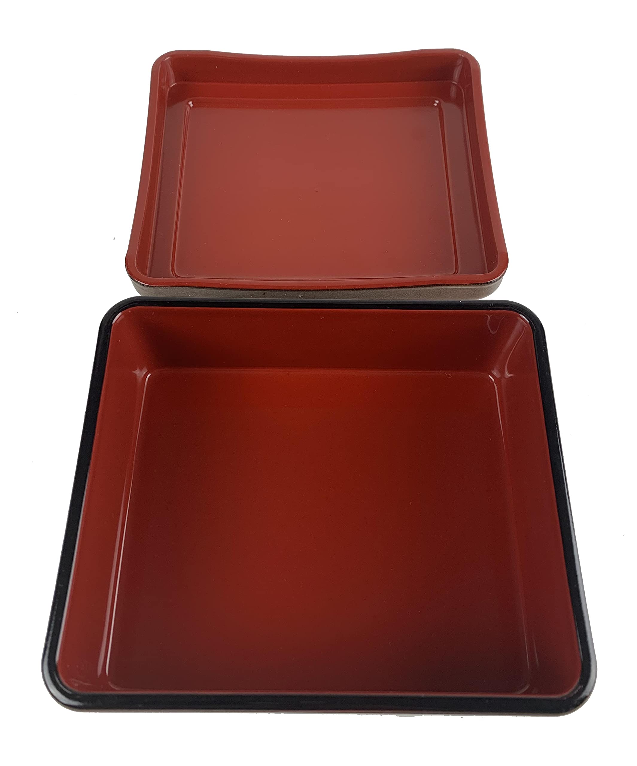 Premium Japanese Bento Box Set of 4 - Traditional Lacquered Unagi Don & Poke Bowl Lunch Boxes | Authentic Made in Japan | Gold Pine Design | Perfect for Office Lunch, Meal Prep & Japanese Cuisine Presentation