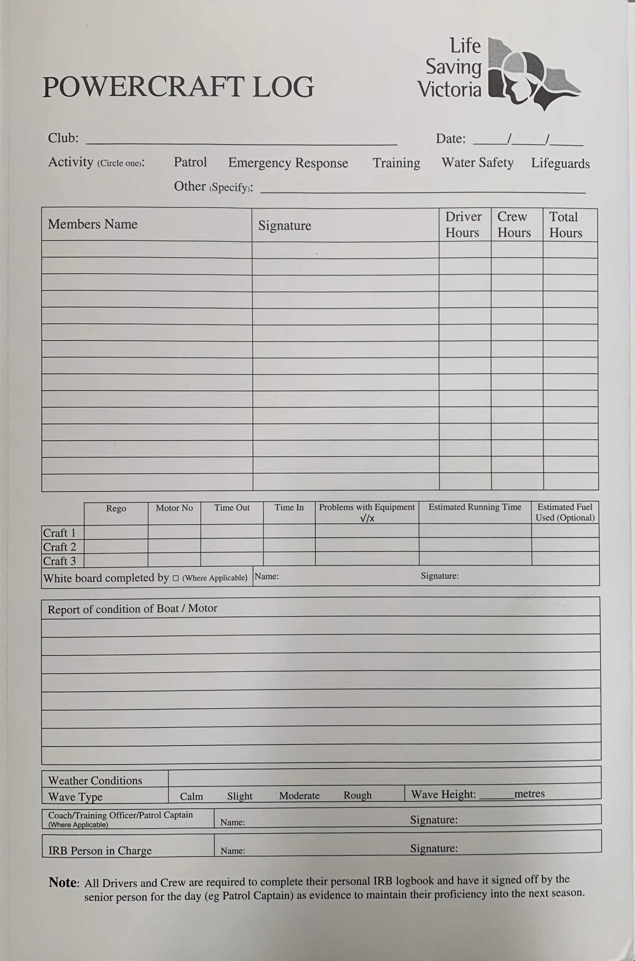 Powercraft A4 Log Book - Durable & Professional Record Keeping for Work, School, and Office Organization