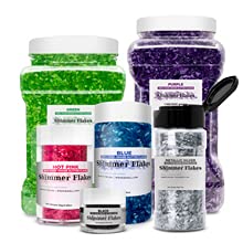 Bakell's Purple Edible Glitter Flakes - 1lb Shimmer Flakes for Baking, Cake Decorating & Desserts | Vegan, Non-Toxic Food Safe Sparkles for Cupcakes, Cookies & Candy Making