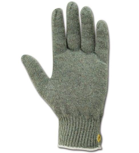 MAGID G14181KWGM Grey Shadow Knit Gloves with Grommet - 12 Pairs - Comfortable Work Gloves for Construction, Gardening & Outdoor Activities