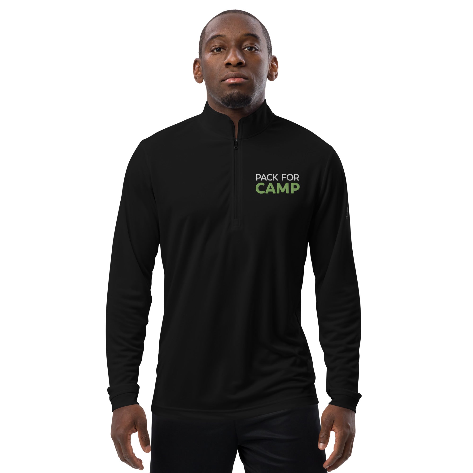 Adidas Men's Quarter Zip Pullover Sweatshirt - Lightweight Fleece Jacket for Running, Golf & Outdoor Activities
