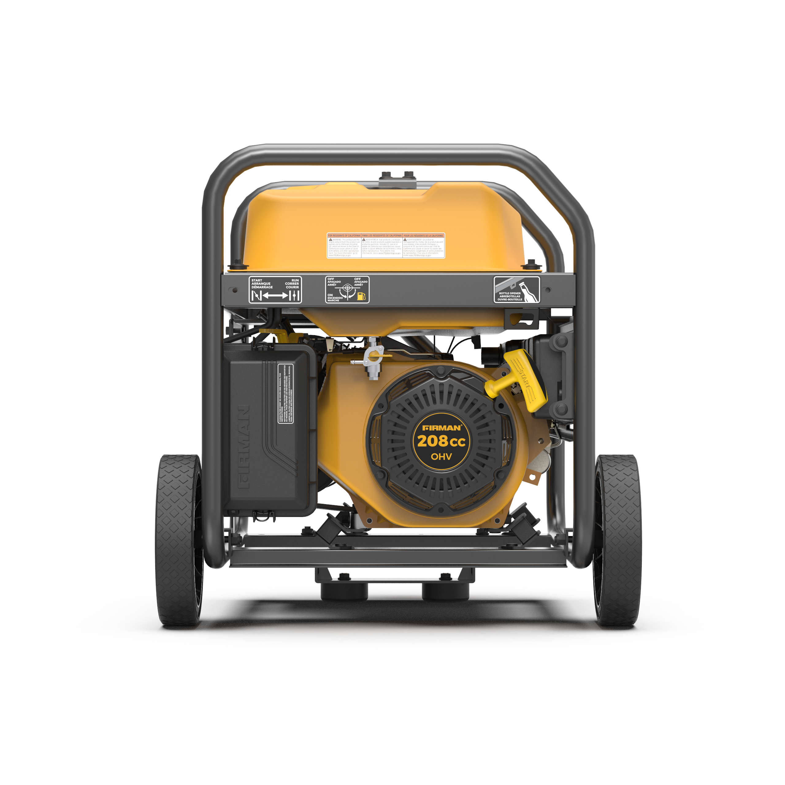 4450W Portable Gas Generator with Recoil Start - 120V Power for Camping, Emergencies & Outdoor Activities