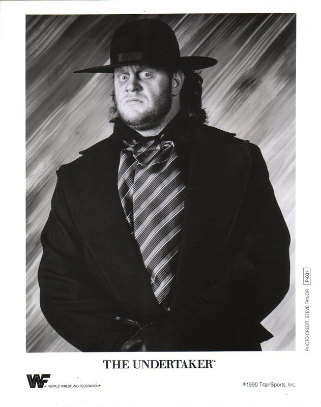 1990 The Undertaker P031 Debut Promo Wrestling Action Figure - Rare Vintage WWE Collectible for Fans & Display Cases
