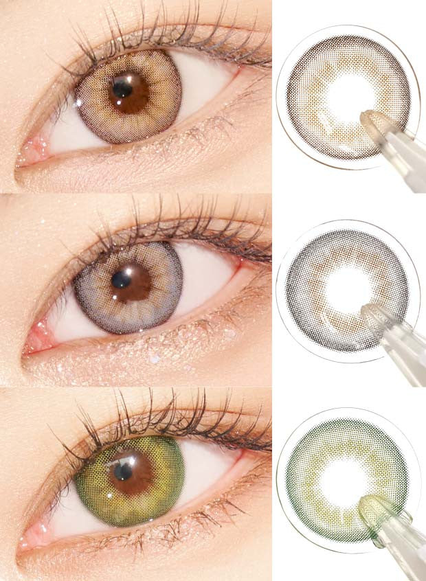 Buttercup Beige (2 Pack) Monthly Contact Lenses - Silicone Hydrogel for Comfort & Breathability - Perfect for Daily Wear, Special Occasions & Costume Looks