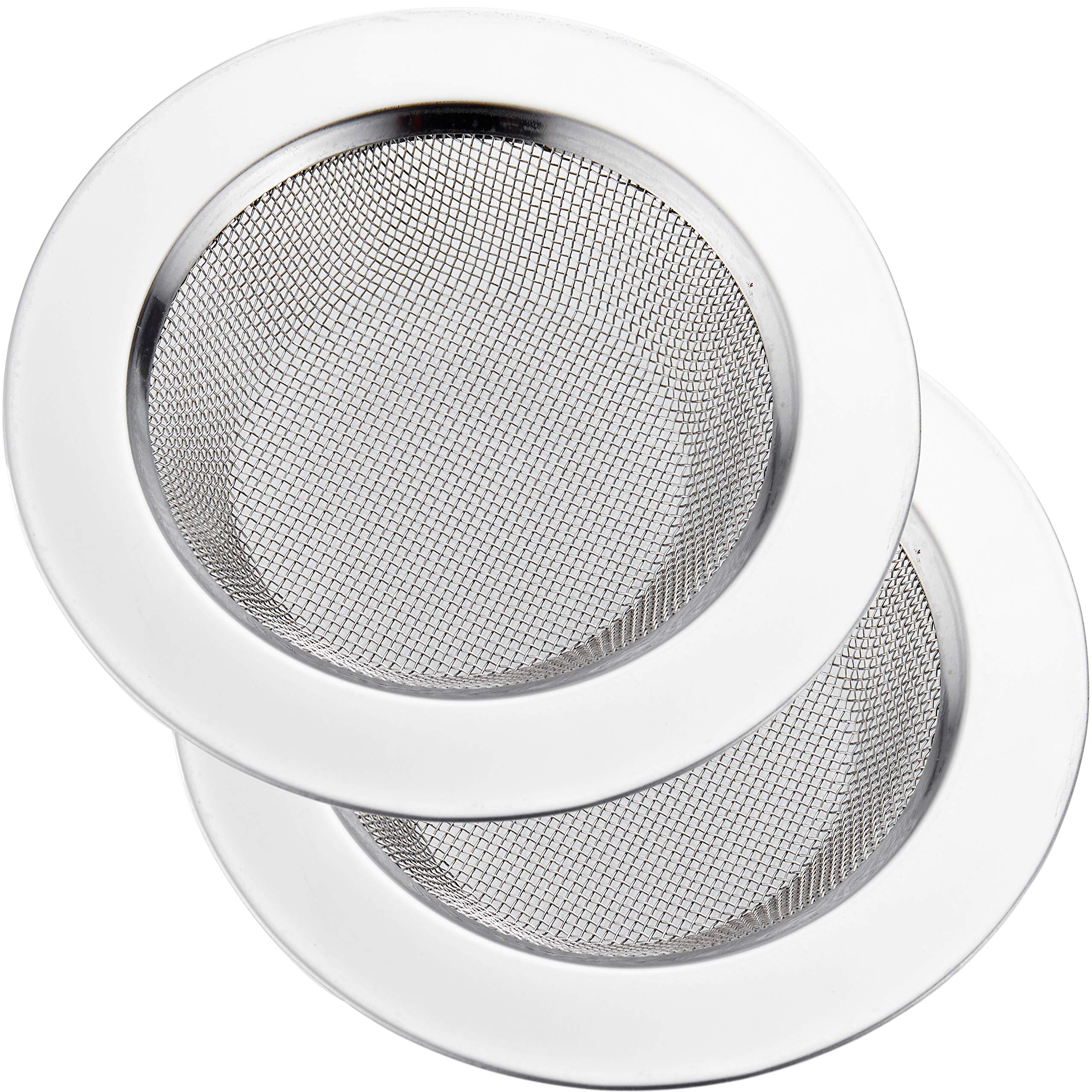 2 PCS Stainless Steel Kitchen Sink Strainer with 4.5