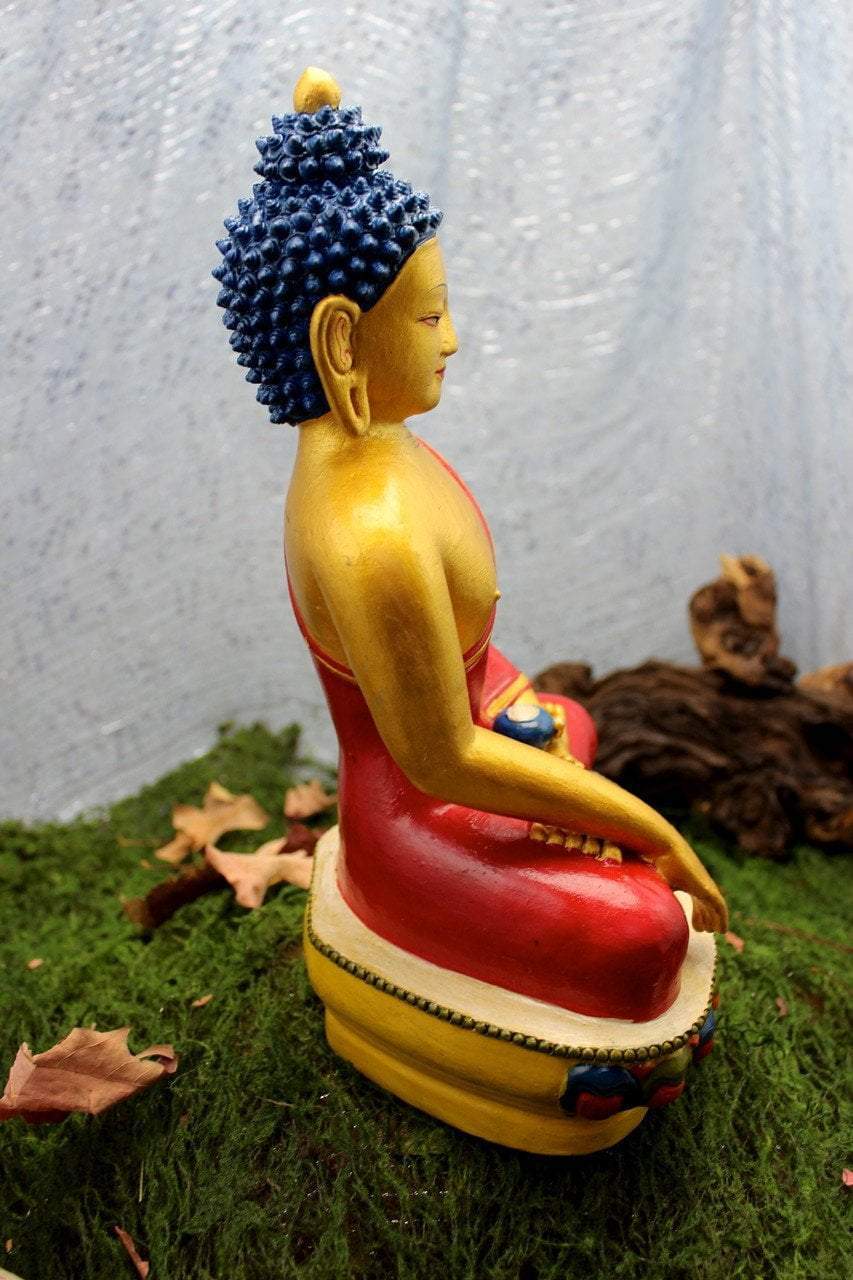 12 Inch Shakyamuni Buddha Statue - Handcrafted Meditation Buddha Sculpture for Home Altar, Yoga Studio & Spiritual Decor