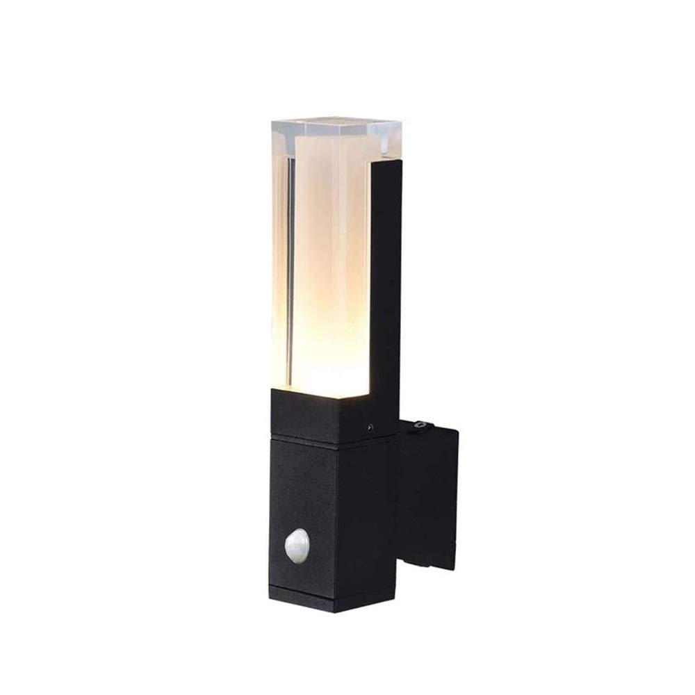 Modern Waterproof Outdoor Wall Light - IP65 Rated for Balcony, Corridor, Bedroom & Living Room - Dimmable LED Wall Lamp for Reading, Decoration & Hotel Aisle Lighting