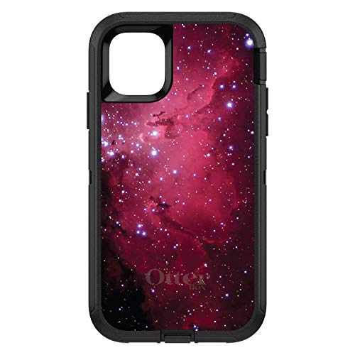 Hot Pink Black Stars Nebula On Black Case