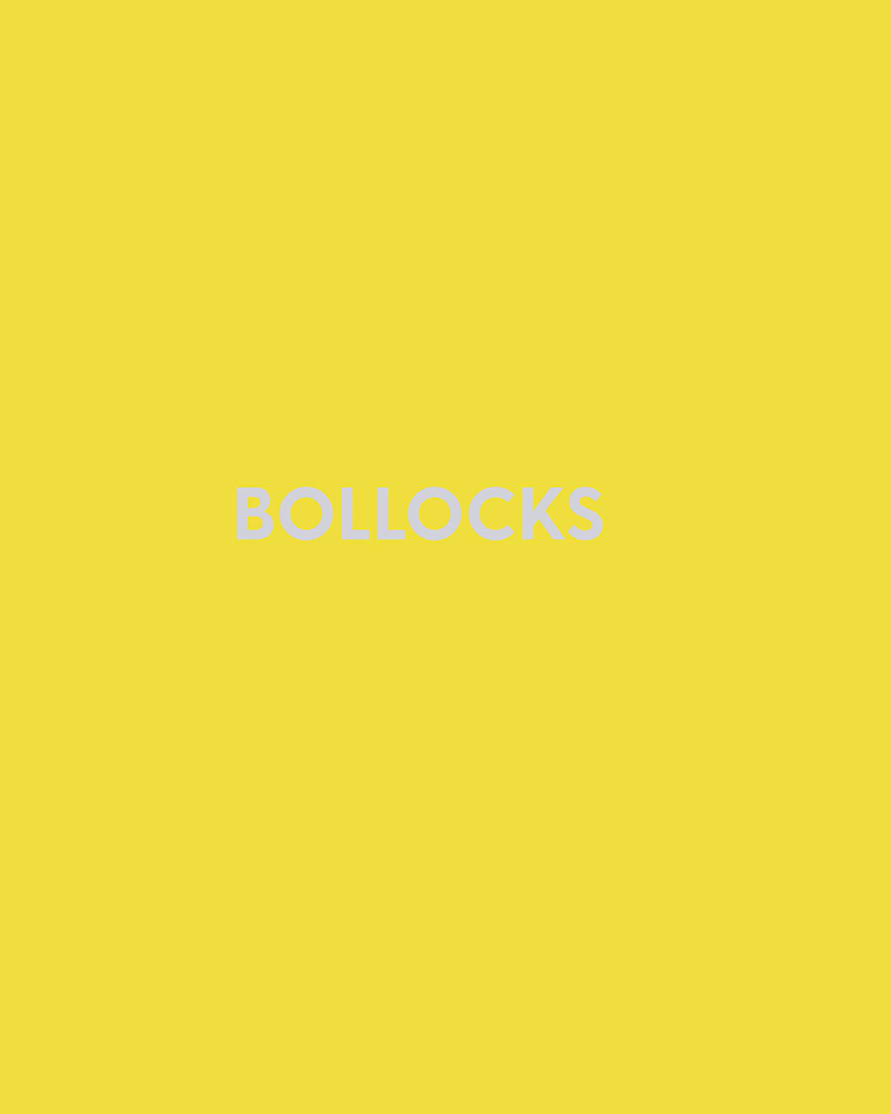 Funny Bollocks Greeting Card - Humorous British Slang Card for Birthdays, Parties & Special Occasions