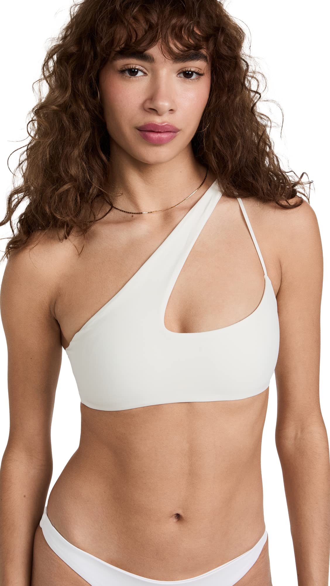 MIKOH Women's Queensland Cross Shoulder Bikini Top - Sexy Swimwear for Beach, Pool & Summer Vacations