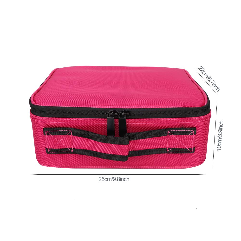 2-Pack Large Capacity Travel Makeup Bags – Waterproof Cosmetic Organizer for Women, Portable Toiletry Bag for Vacation, Gym & Home Storage | Perfect for Airplane Carry-On & Weekend Getaways