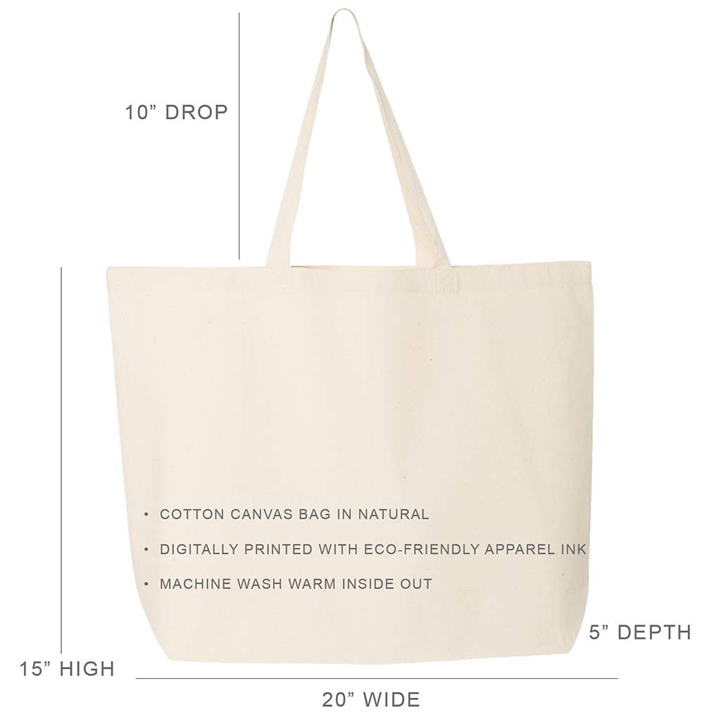 Sorority Tote Bags for Women - Large Canvas Tote with Classic Greek Letter Design - Perfect for College, Sisterhood Events & Everyday Use