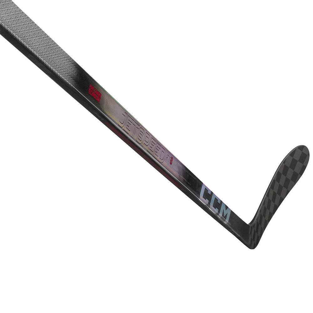 CCM Jetspeed FT8 Junior Ice Hockey Stick - Lightweight Composite Hockey Stick for Youth Players - Perfect for Practice, Games & Training
