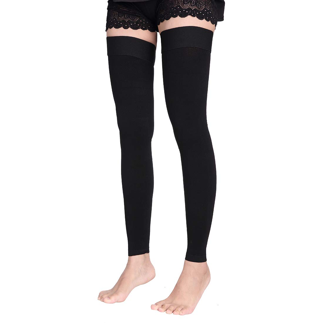 Thigh High Compression Socks for Men & Women - 20-30 mmHg Medical Grade Support Stockings for Circulation, Varicose Veins & Travel - Perfect for Nurses, Athletes & Long Flights