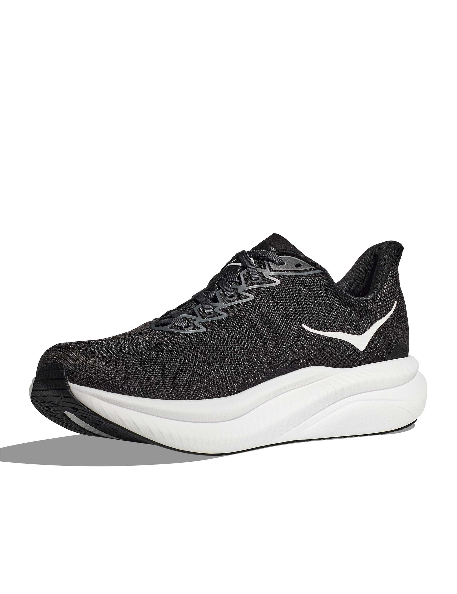 Mach 6 Running Shoes for Men - Lightweight Black & White Athletic Sneakers for Jogging, Gym Workouts & Daily Wear
