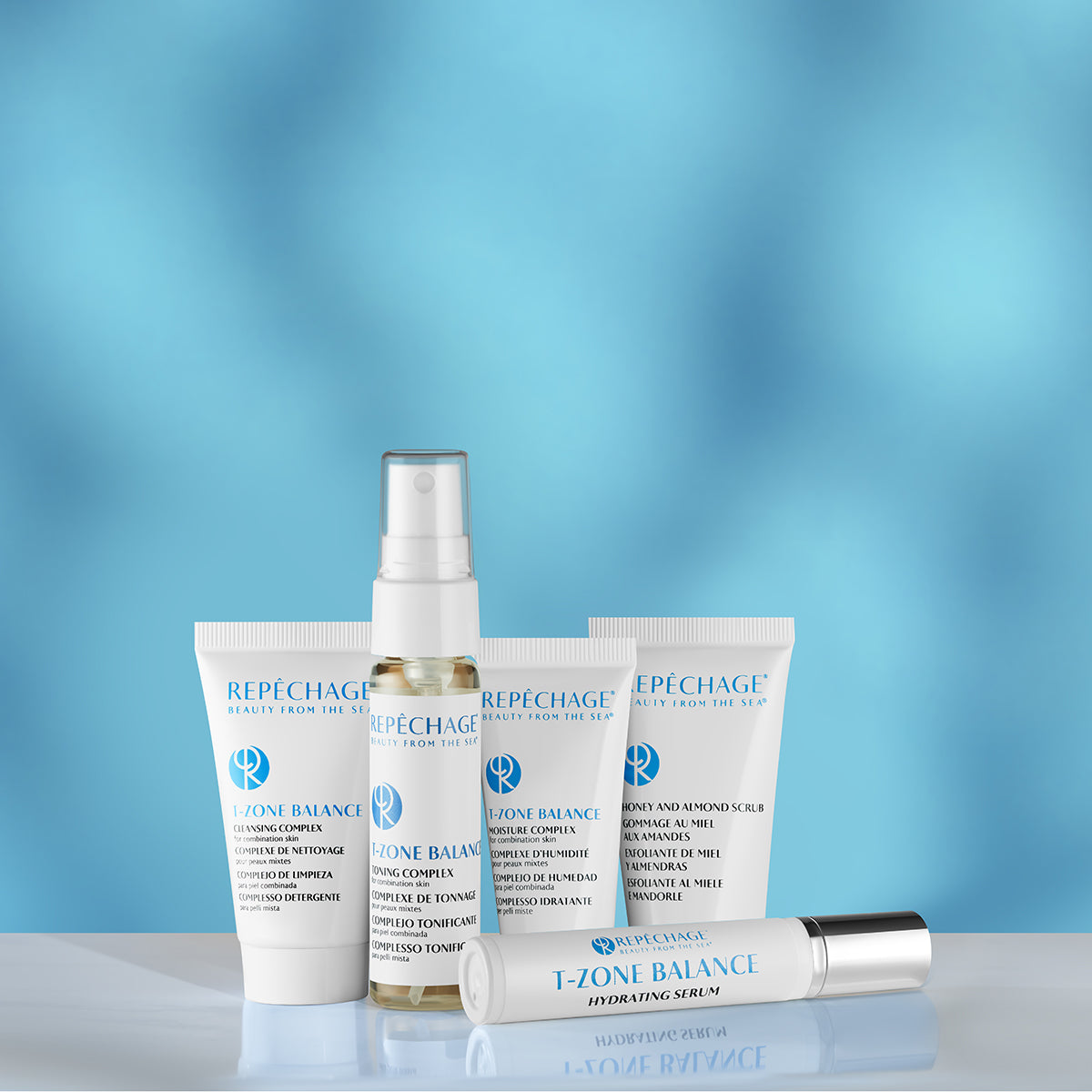 T Zone Balance Starter Collection for Combination Skin - Oil Control & Hydration Skincare Set | Perfect for Daily Cleansing, Toning & Moisturizing