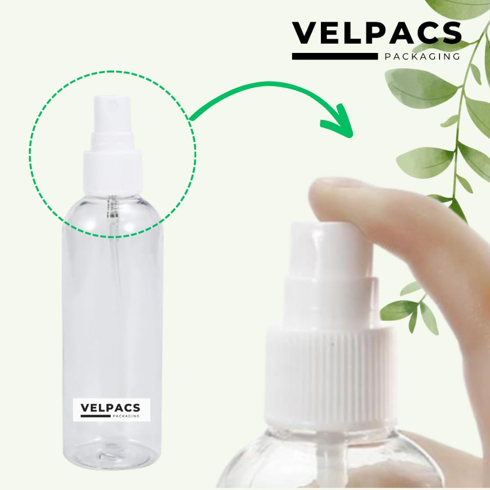 VELPACS PACKAGING 200ml Empty Plastic Bottle Set for Hair Care (1 Applicator + 1 Mist Spray + 1 Trigger Spray) - 3 Pack | Ideal for Rosemary Oil, Essential Oils, Perfume, Rosewater | Travel Size, Leak Proof, Clear Bottles | Perfect for DIY Beauty, Salon Use & Travel Toiletries