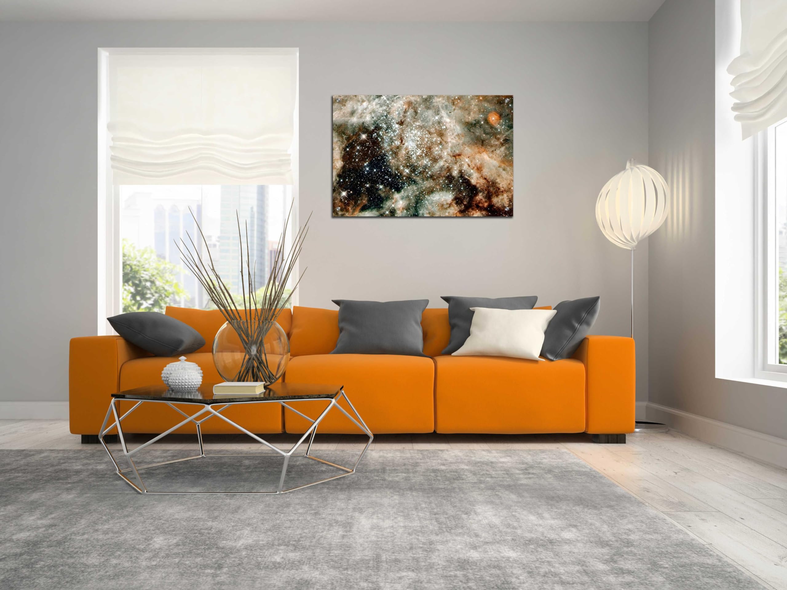 30 Doradus Hubble Space Telescope Acrylic Glass Wall Art Print - 24x36 Inches - Stunning Space Photography Decor for Living Room, Bedroom or Office