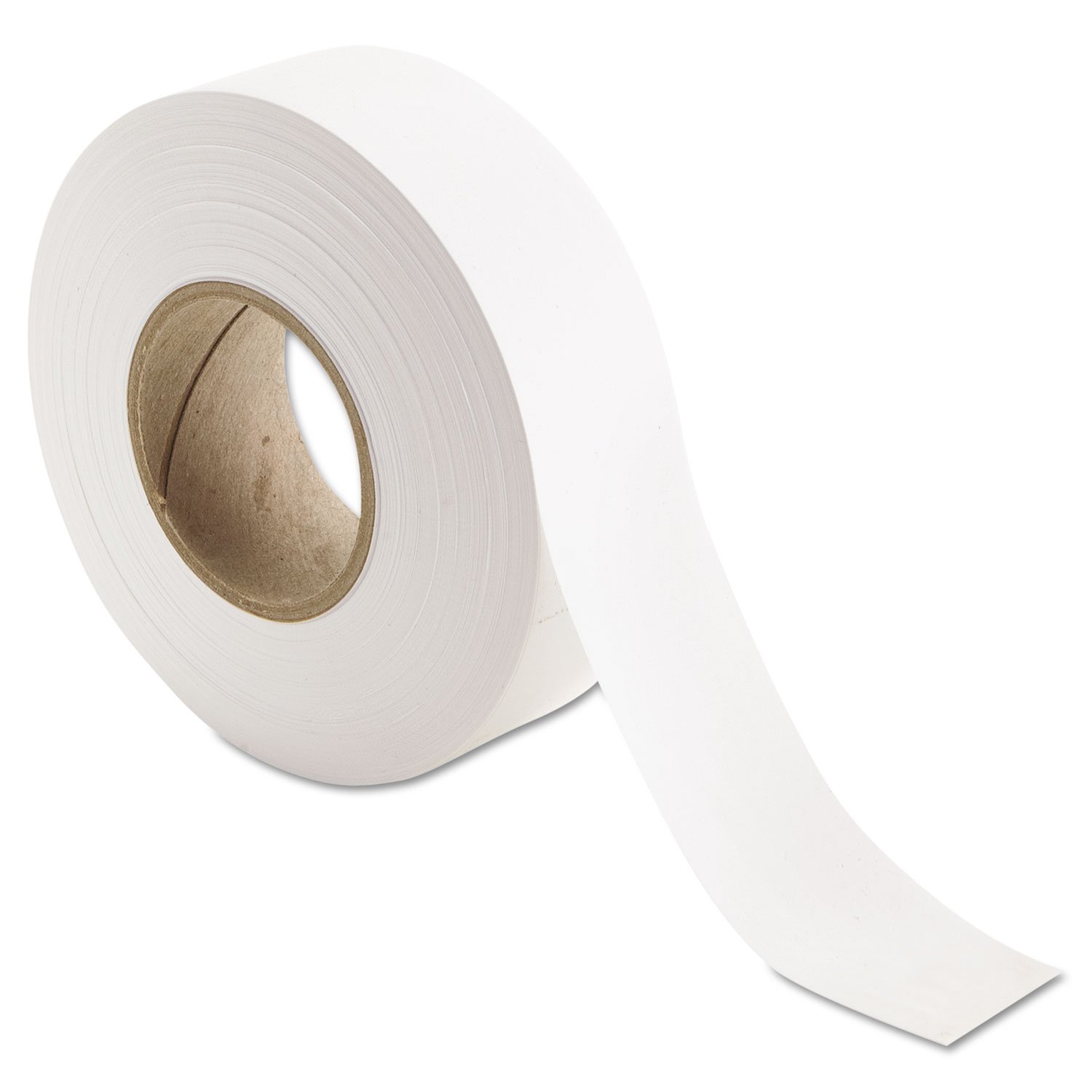 Presco 764-FLAG-WHITE White Surveyor's Tape - High Visibility Marking Flag for Construction, Landscaping & Utility Work