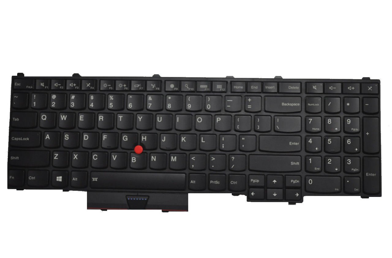 Original Lenovo Thinkpad P50 P70 Backlit Keyboard 01HW282 - Genuine Replacement for Laptop Typing, Coding & Office Work