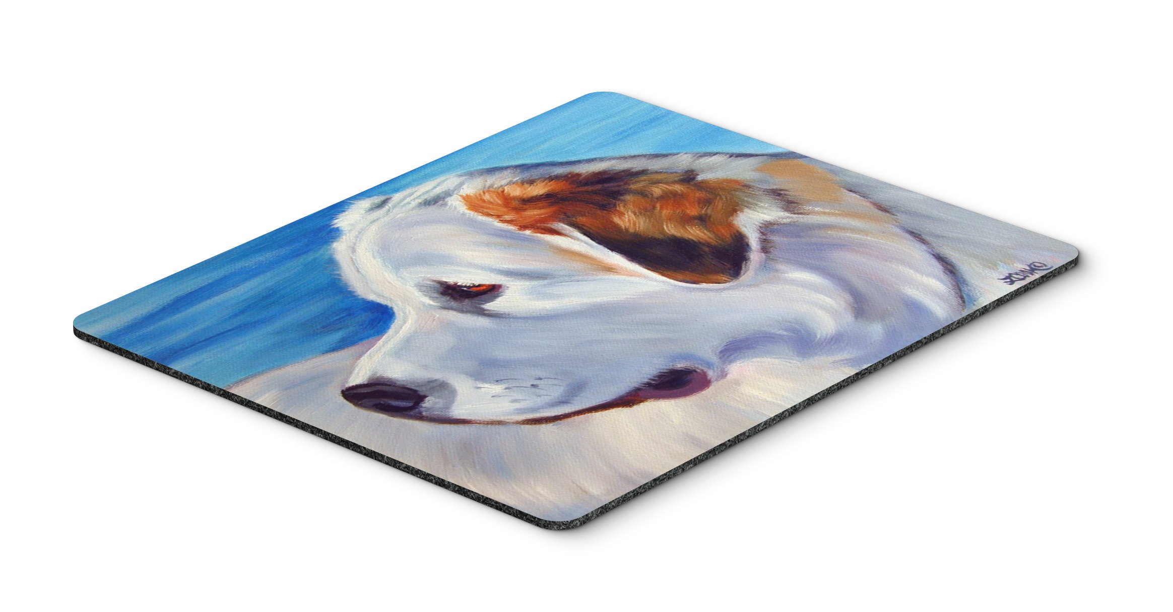 Great Pyrenees Dog at The Beach Mouse Pad - Large Washable Non-Slip Desk Mat for Home Office, Gaming & Computer Work | Cute Dog-Themed Mousepad for Laptop & PC Users | Perfect for Office Decor & Gift Ideas