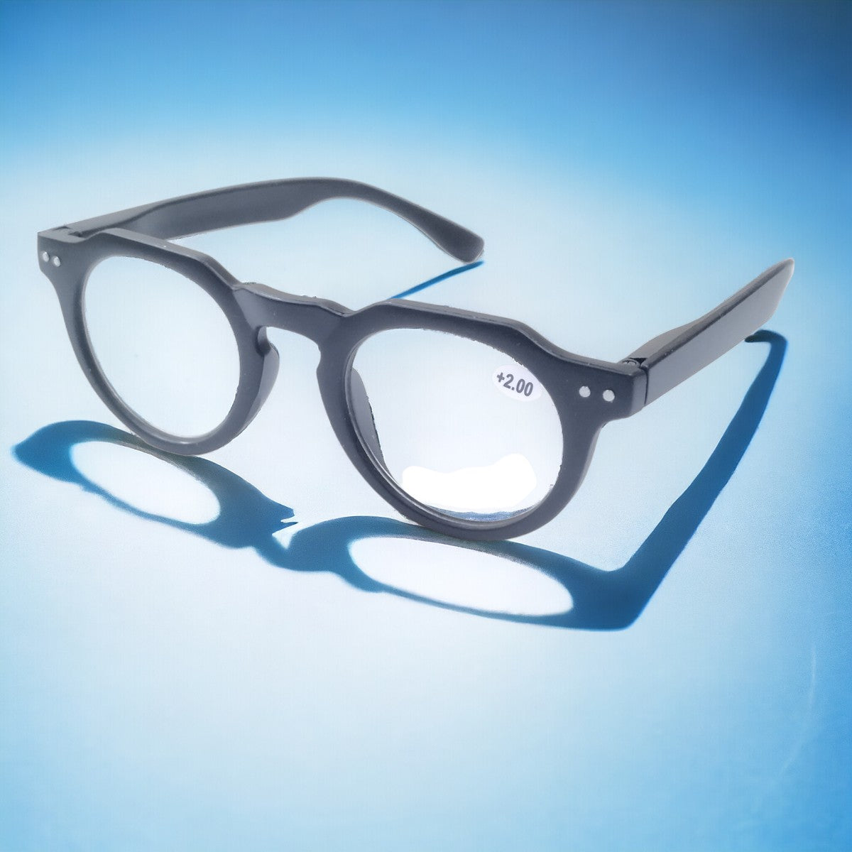 Round Hexa Full Frame Reading Glasses - Blue Light Blocking Computer Glasses for Men & Women - Perfect for Office Work, Reading, and Screen Time