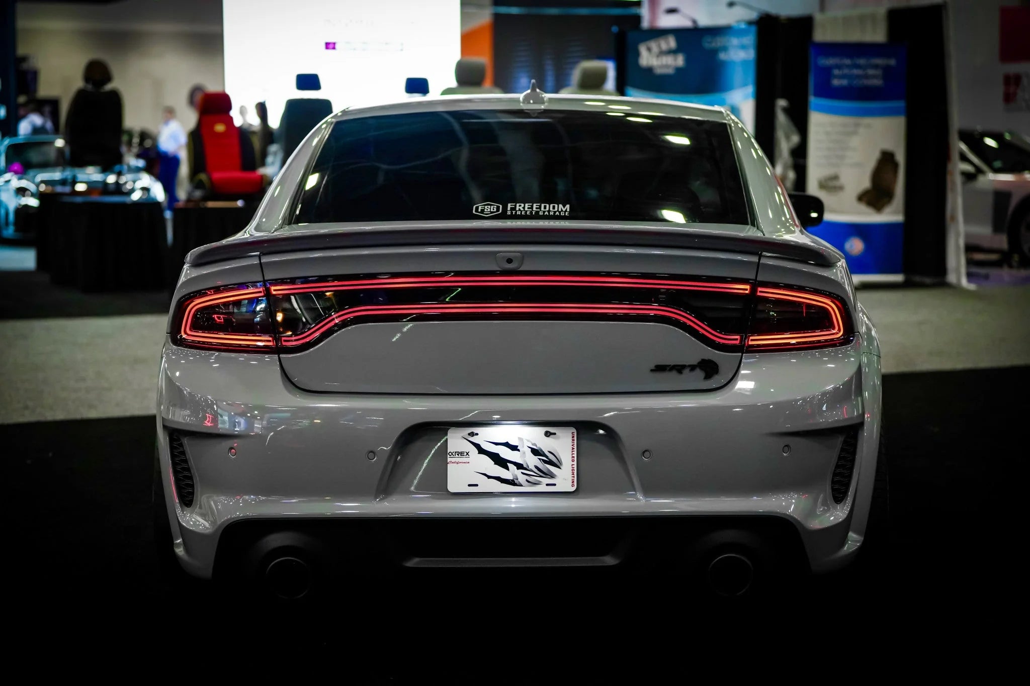 AlphaRex NOVA Prismatic LED Tail Lights (Alpha Black) for Dodge Charger 2015-2023 - Smoked Lens, Plug & Play Installation - Perfect for Night Driving & Car Customization