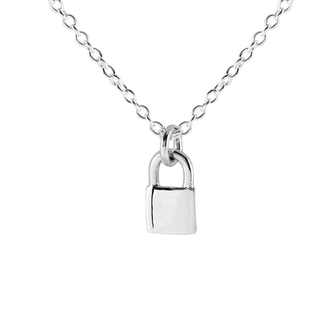 Stylish Padlock Necklace for Women - Trendy Heart Lock Pendant Jewelry Gift for Her - Perfect for Valentine's Day, Anniversary & Everyday Wear