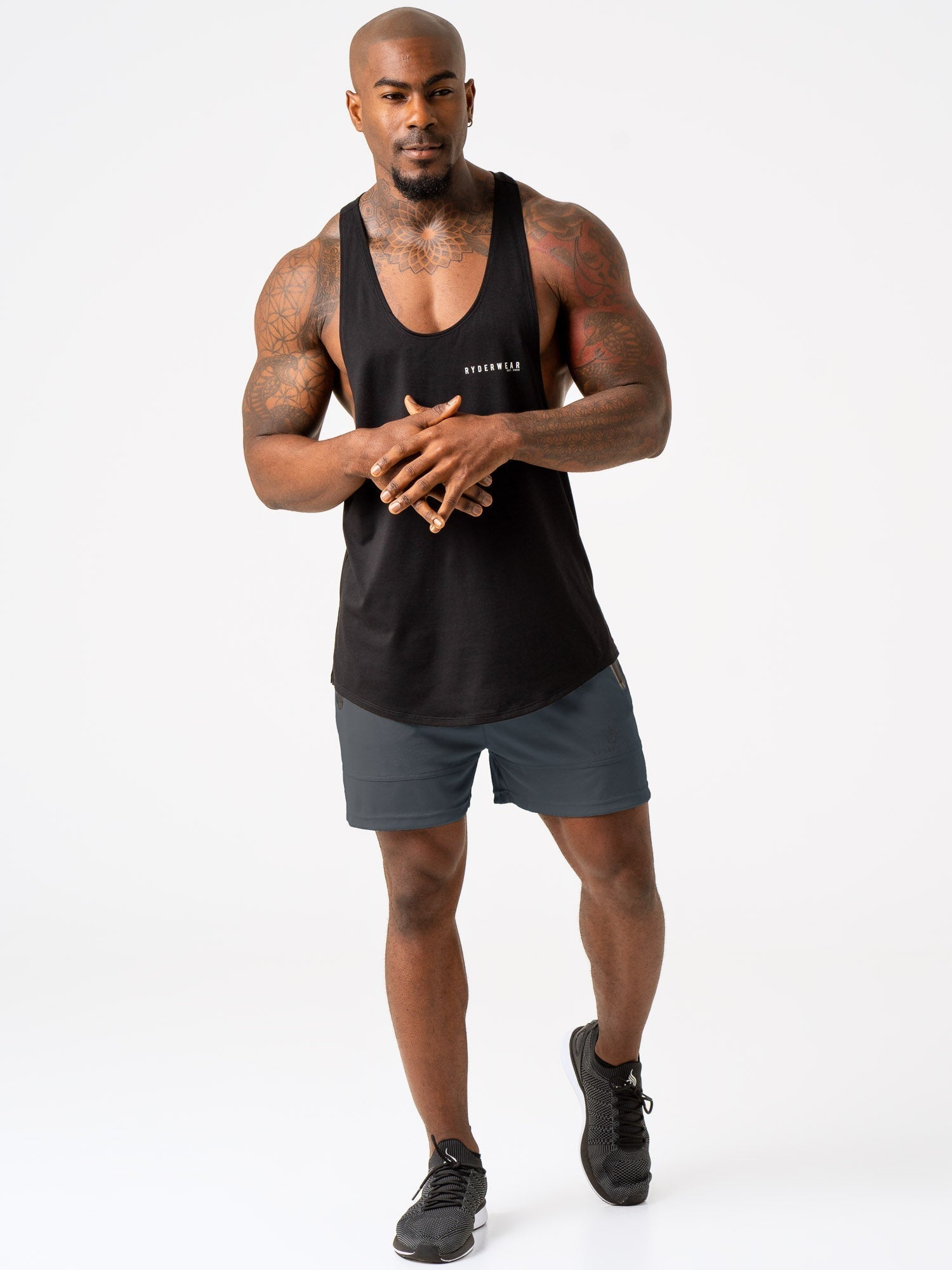 Advanced Mesh Shorts for Men - Breathable & Lightweight Steel Blue Athletic Shorts - Perfect for Running, Gym, and Outdoor Activities