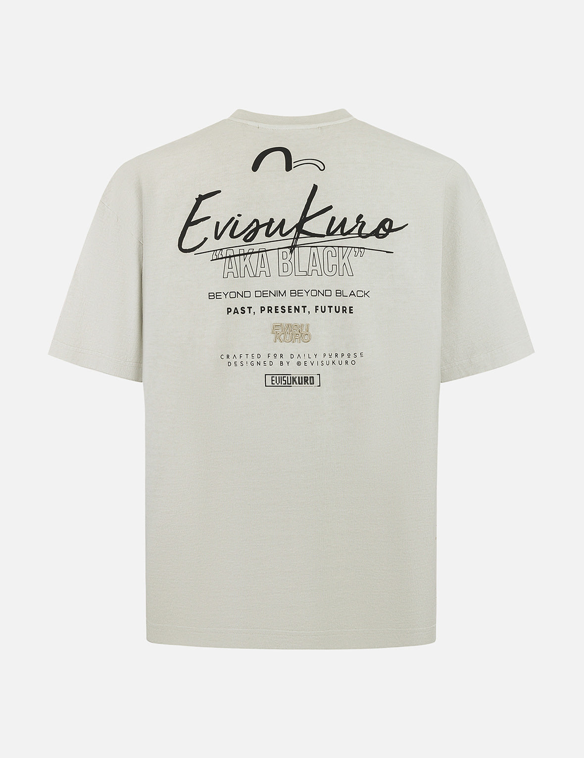 Seagull Embroidery & Logo Print Oversized T-Shirt - Soft Cotton Unisex Graphic Tee for Casual Wear, Street Style, and Summer Outfits
