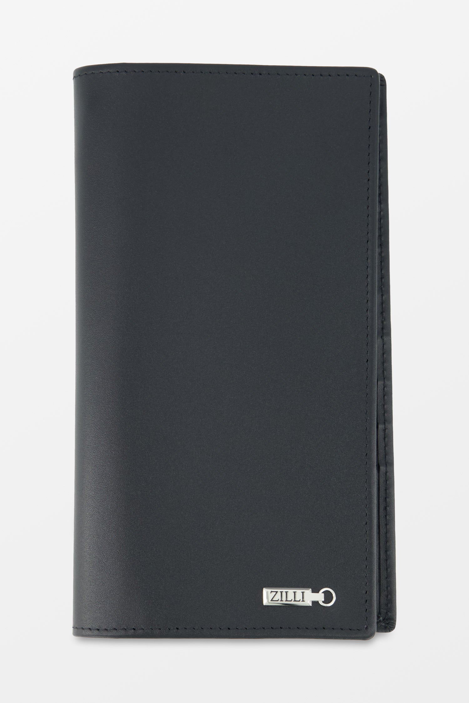Zilli Black Genuine Leather Wallet for Men - RFID Blocking Bifold Wallet with Inner Zipped Coin Pocket | Perfect for Travel, Business & Everyday Use