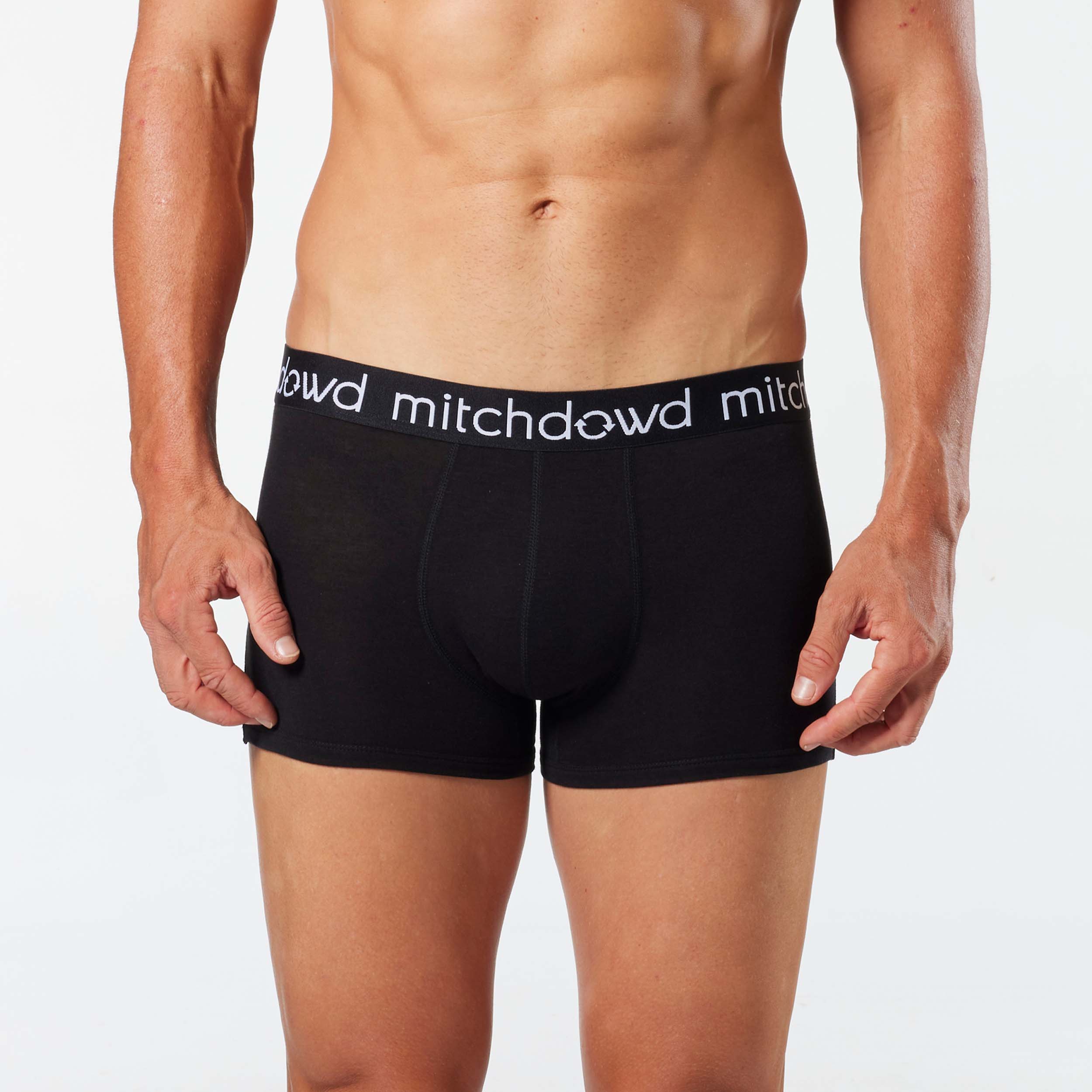 3 Pack Men's Bamboo Trunk Boxer Briefs - Soft Breathable Underwear for Men, Perfect for Daily Wear, Workout & Travel