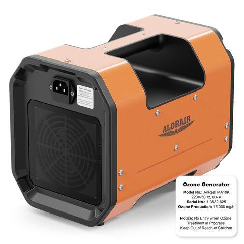 AlorAir O UVC3 Pro 15,000 mg/h Commercial Ozone Generator with Digital Display - Powerful Air Purifier for Home, Office, and Industrial Use - Eliminates Odors, Mold, and Bacteria