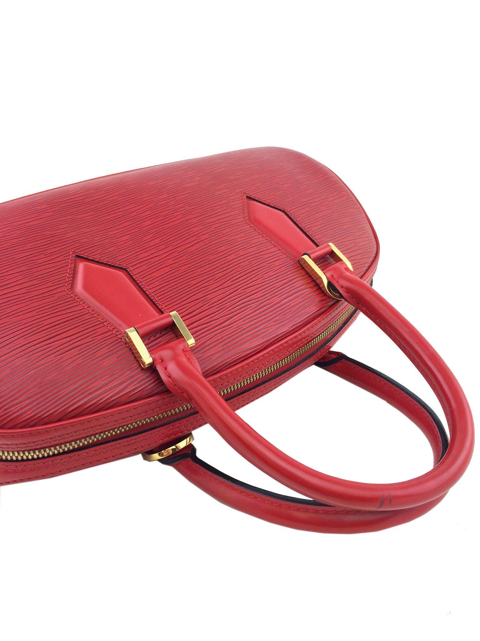 Authentic Louis Vuitton Epi Leather Jasmine Satchel Handbag for Women - Luxury Designer Tote Purse for Work, Travel & Everyday Use