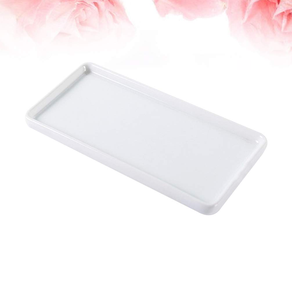 1pc Black Ceramic Bathtub Tray - Candle Holder & Vanity Organizer with Storage for Bathroom, Jewelry, Makeup & Travel Essentials - Perfect for Spa Nights, Home Decor & Gift Ideas