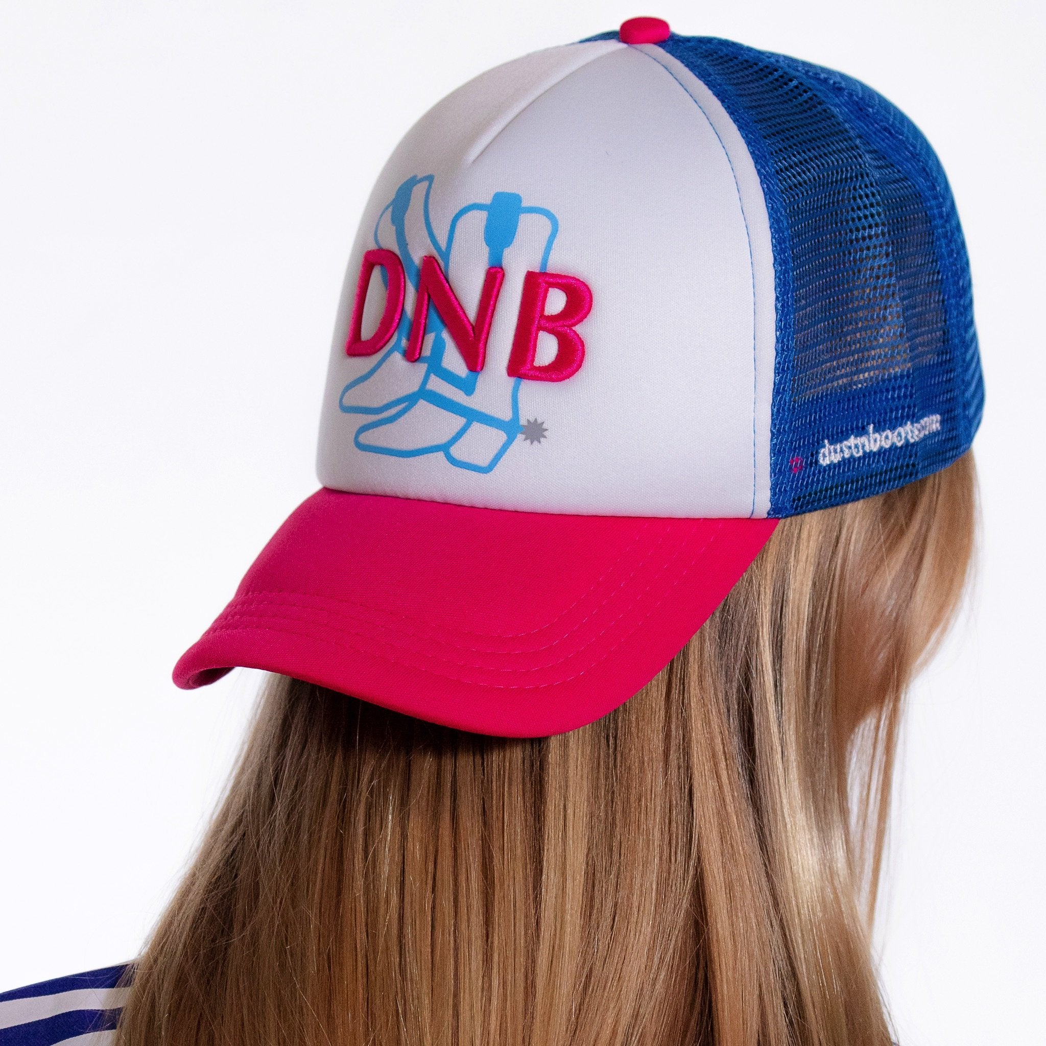 Pink Trucker Mesh Cap for Women & Men - Adjustable Snapback Hat with Breathable Mesh Back - Perfect for Outdoor Activities, Sports, and Casual Wear